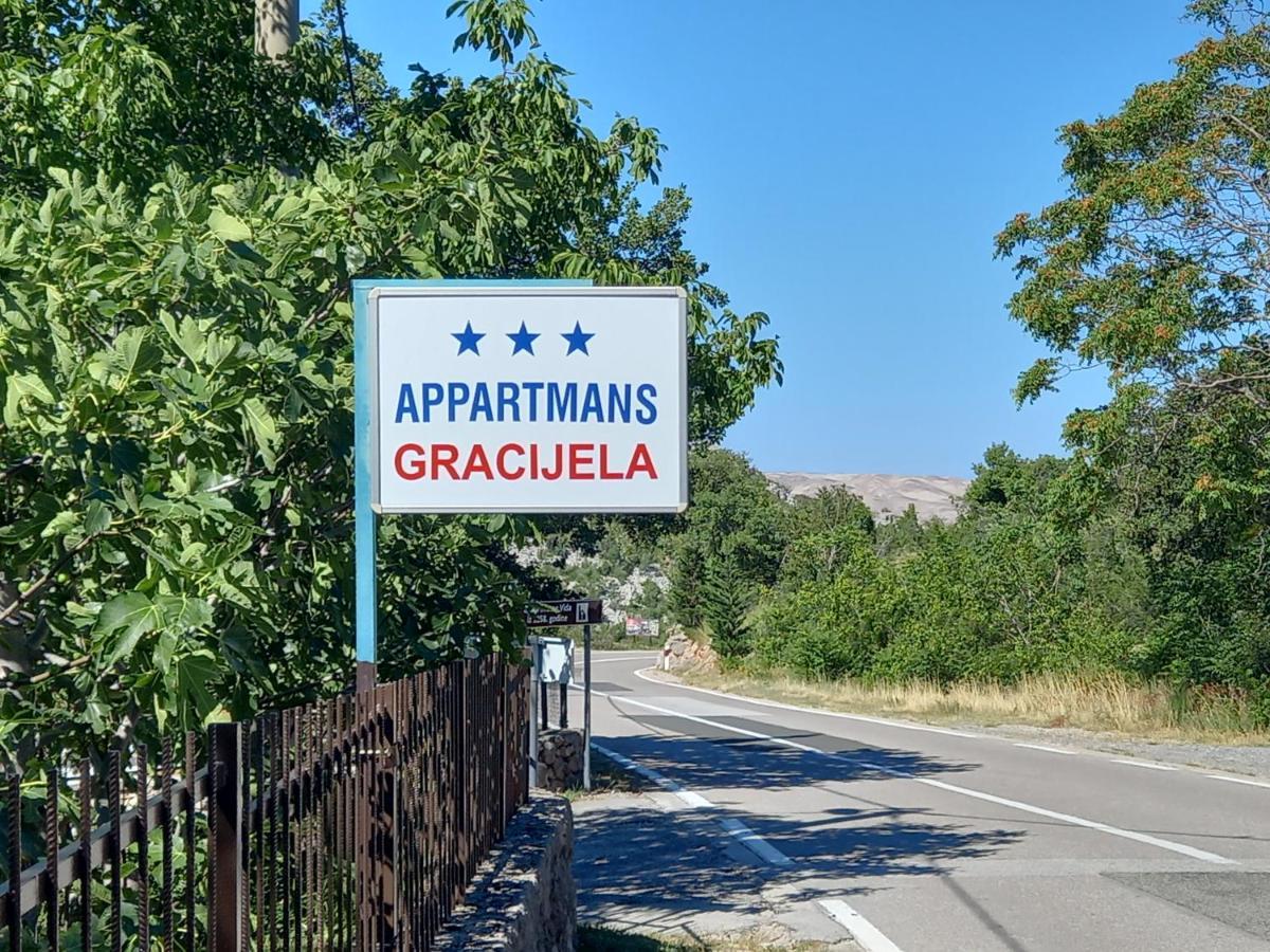 Apartmani Gracijela Karlobag Esterno foto
